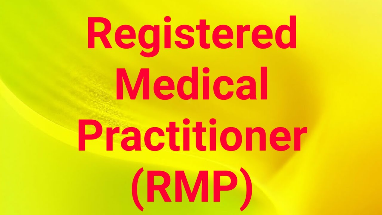 Registered Medical Practitioner